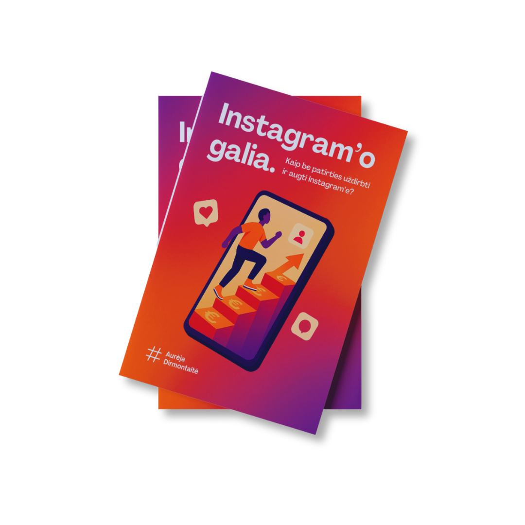 Instagram augimo el. knygos viršelis – Instagram’o galia